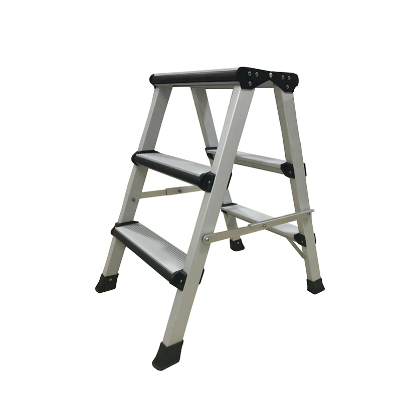 DX-GS82022 Double-sided Folding Stool Ladder with Anti-collision Steps