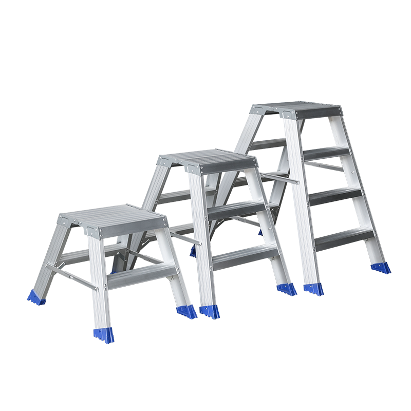 DX-GS8242 Heavy Duty Aluminum Step Stools with Widened Platform 8200 Series