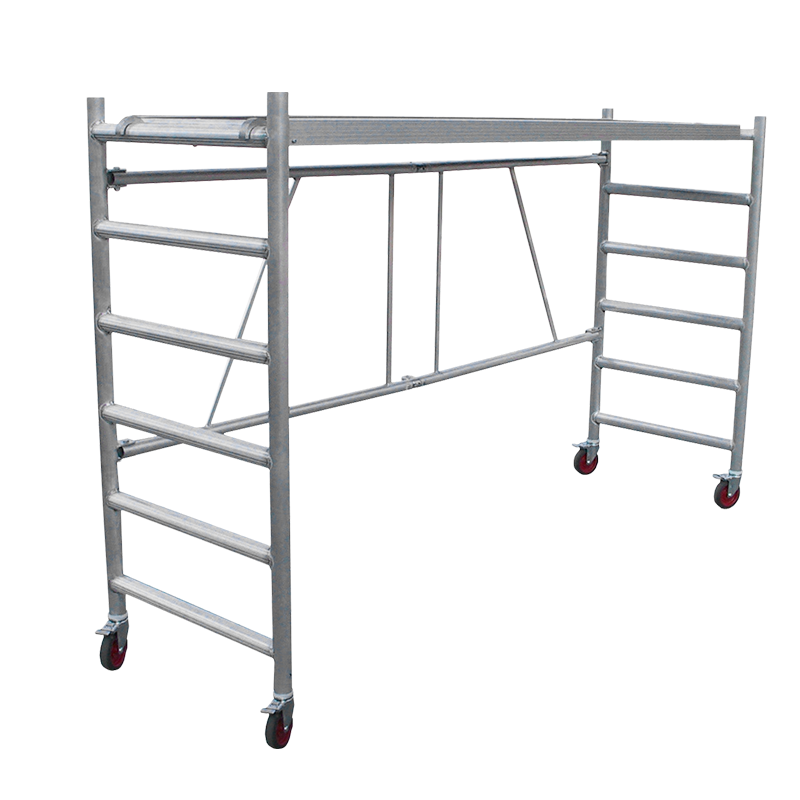 DX-2004 Narrow Aluminium Multi Purpose Foldable Mini Scaffolding Mobile Platform